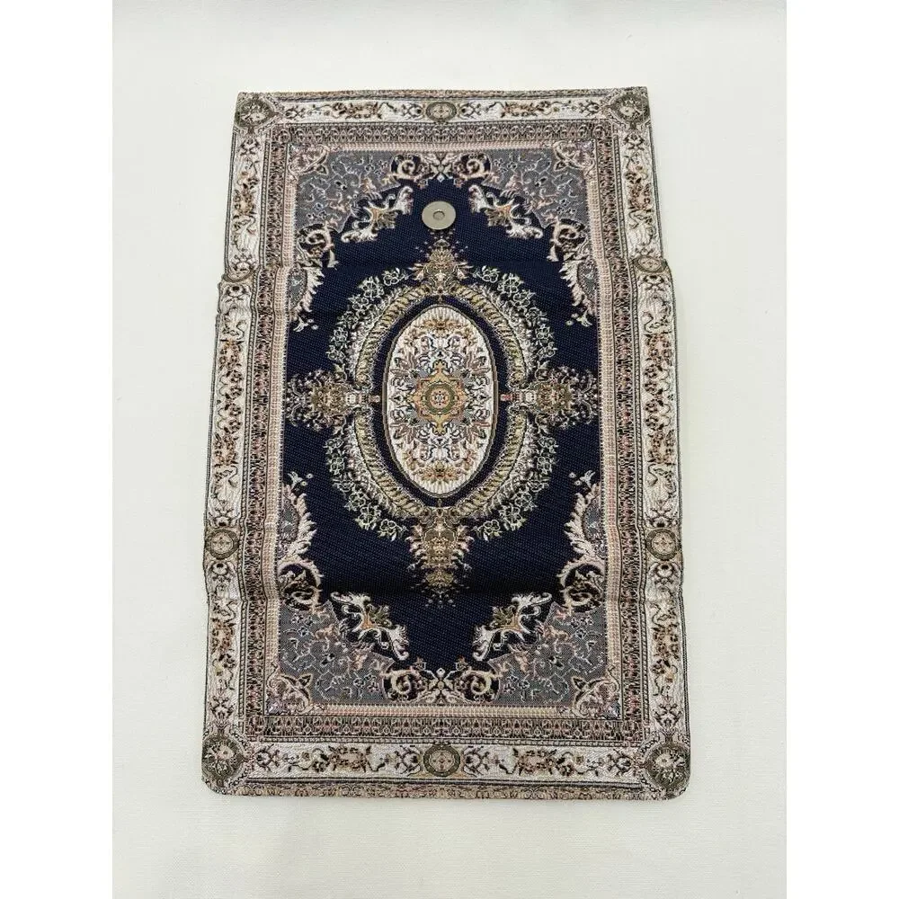 PELK Boho Fabric Women's Wallet Turkish Carpet Design NWOT